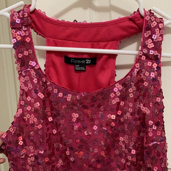 Pink Sequin F21 dress - Picture 2 of 3